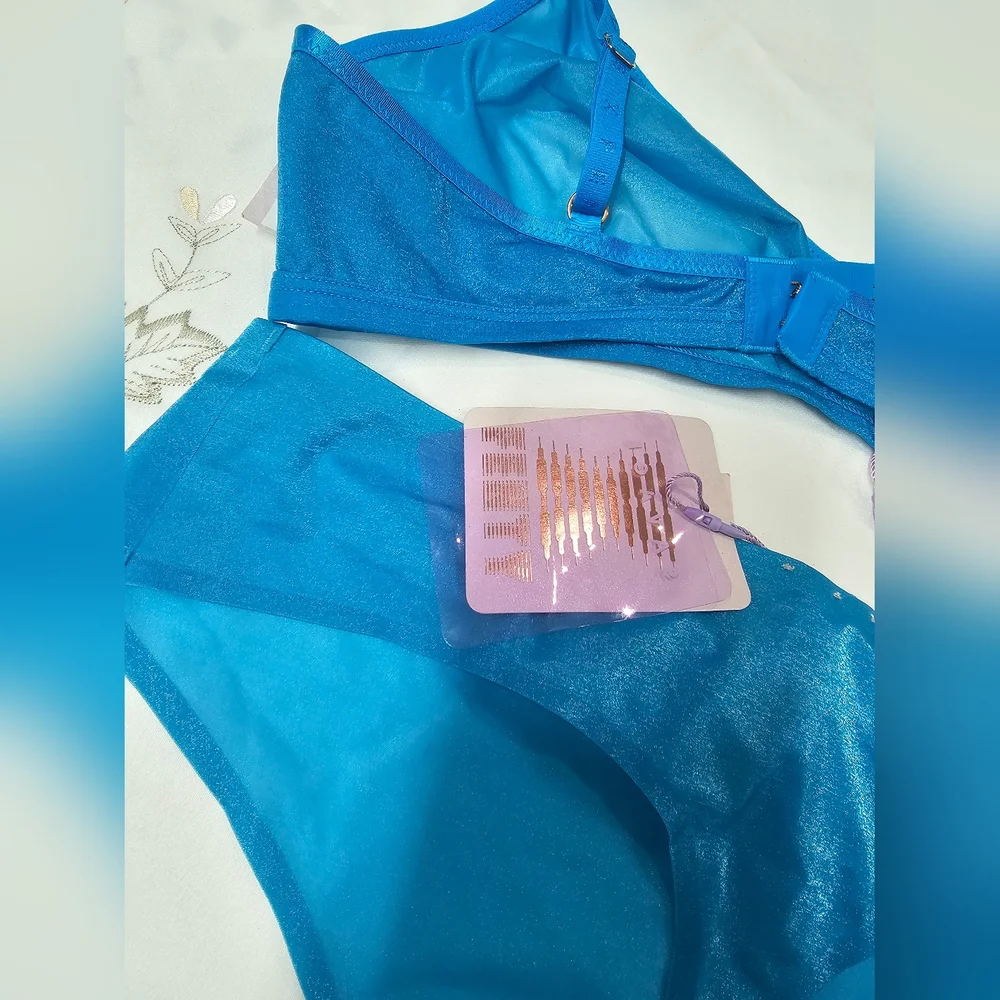 NWT Savage X Fenty Set Blue - Picture 2 of 9